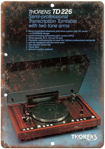 Thorens td226 transcription - thorens,