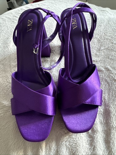 Zara purple satin - zara,