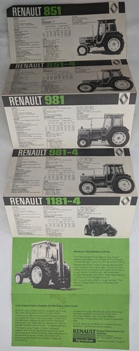 Vintage renault tractor range - renault,