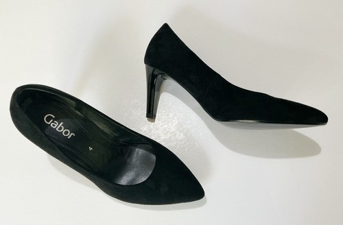 Gabor black faux suede - uk,