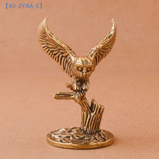 1 Pcs Antique Solid Brass Owl