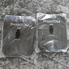 Two Paco Rabanne Phantom Weekend Bag Crossover Body -Black Brand New