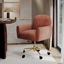 Dusty Pink Fabric Swivel