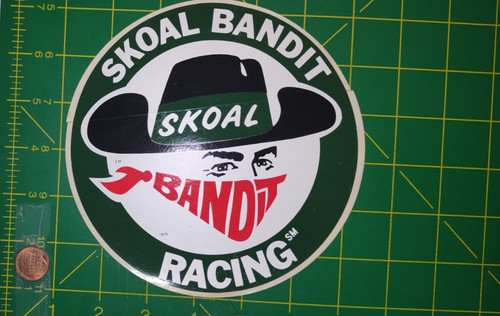 Vintage skoal bandit sticker - vintage,