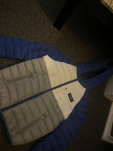 Mckenzie coat blue white - mckenzie,
