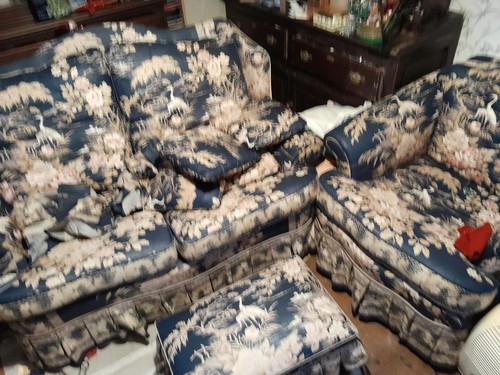 Piece suite navy cream - suite,,