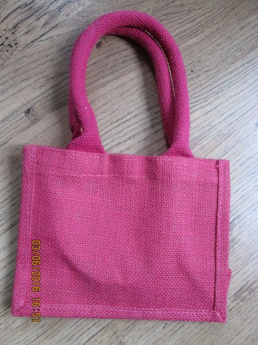 Plain small jute bags 5pcs - plain,