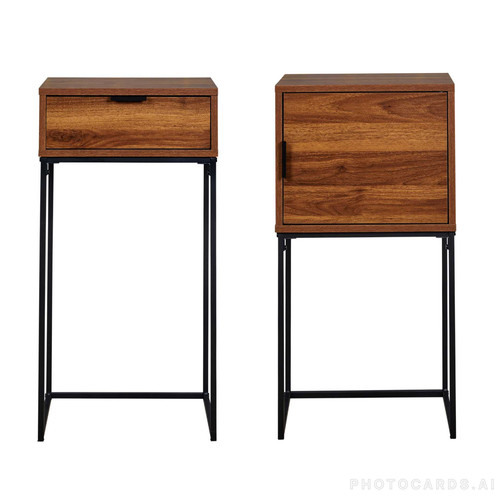 Saxony bedside table - bedside,