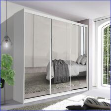 Modern Sliding Wardrobe| Large Storage Closet with Mirror| Doors Stylish Bedroom