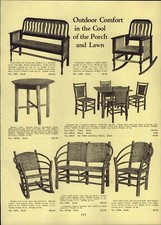 1932 PAPER AD Porch Settee