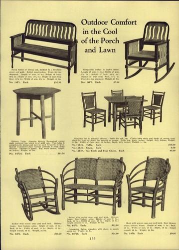 1932 paper porch settee - 1932,