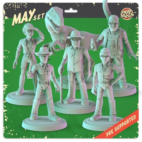 Dinosaur theme park 36mm - 36mm, pop
