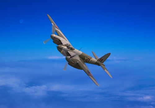 Havilland mosquito blue - de, mosquito,