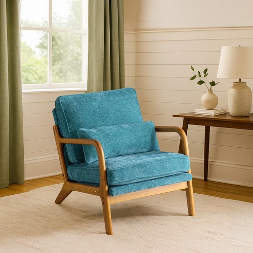 Armchair comfy reading accent - armchair,