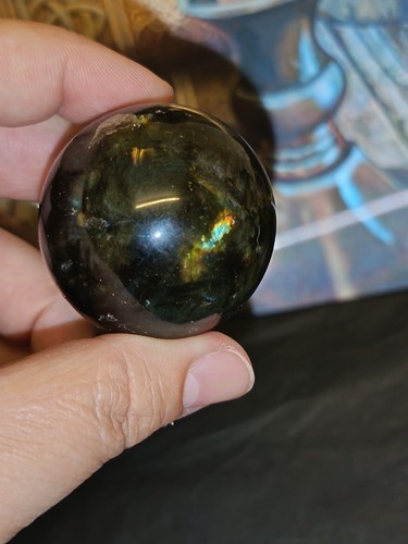Labradorite crystal sphere - crystal,