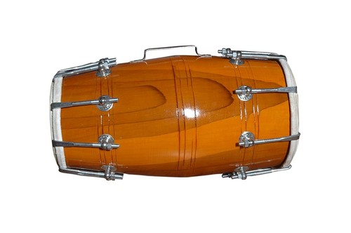 Handmade wood dholak indian - handmade,