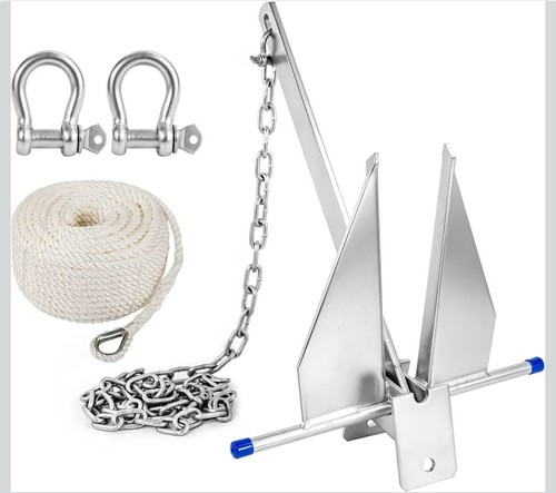 5lb galvanized fluke anchor - fluke,
