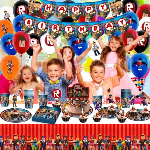 Roblox party tableware - roblox,