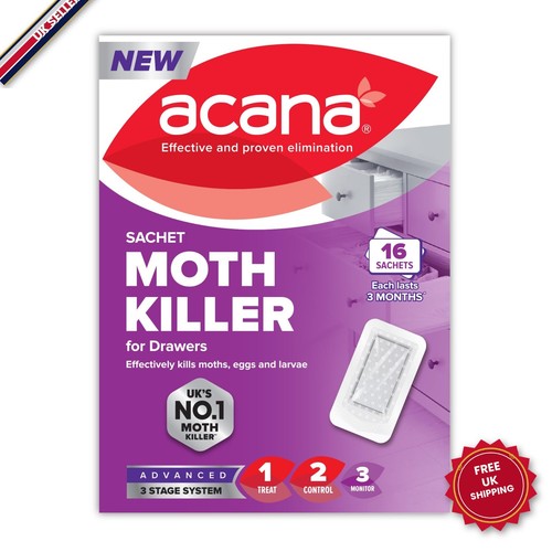 Acana moth killer sachets - moth, 16