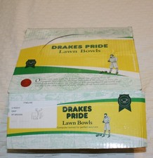 Drakes Pride Fineline Lawn/Indoor Short-Mat Bowls, Size 3H  In Brown !