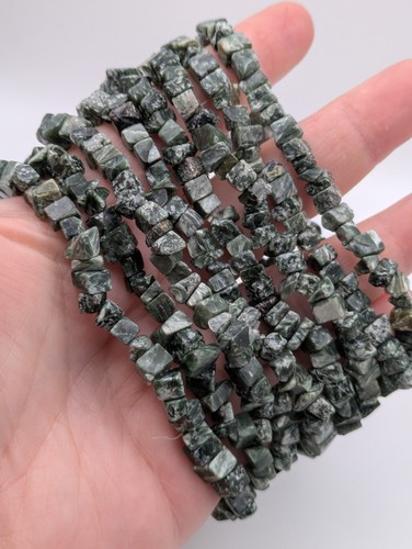 Seraphinite chip crystal - seraphinite,