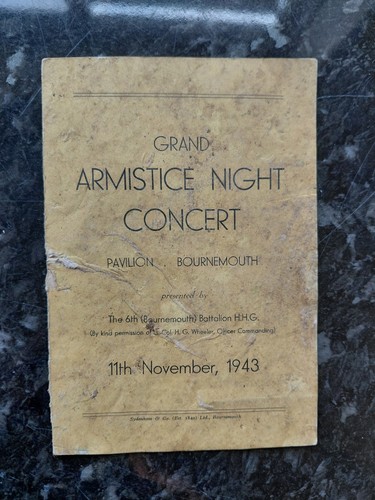 Home guard armistice concert - home,