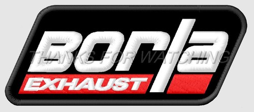 Borla exhaust embroidered - exhaust,