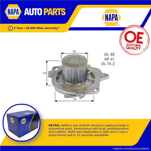 Water pump fits vauxhall astra - vauxhall,