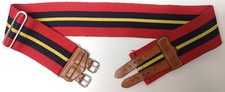 Royal Artillery Stable Belt with Light Brown Leather Straps British Army Issue