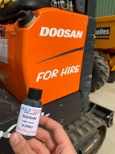 GREY TOUCH UP PAINT FOR DOOSAN DX10 DX19 DX27 Z MICRO MINI DIGGER EXCAVATOR