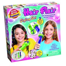Small World Hair Flair Styling Set Beaded Braid Device Childrens Fashion DIY Kit