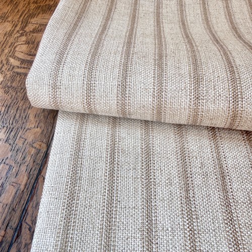 1800 beige stripe linen - 1800., blend