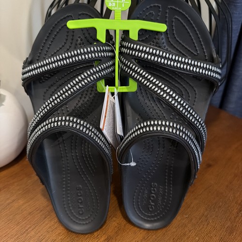 Crocs kadee black - black, jewels
