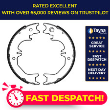 Handbrake Shoes Set fits TOYOTA LAND CRUISER AMAZON HDJ100 4.2D 98 to 07 1HD-FTE