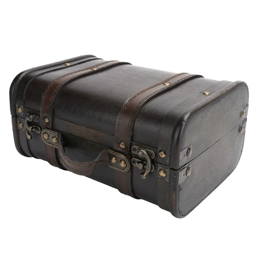 Retro wooden suitcase vintage - wooden,