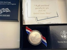 2008 Bald Eagle Uncirculated Silver Dollar