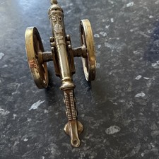 vintage cast Brass cannon