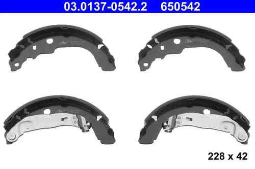 Brake shoes 0137 - shoes, 03.0137-0542.2