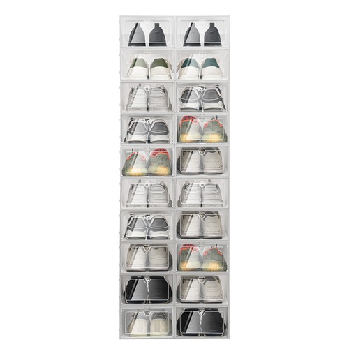 Pcs shoe boxes - pcs, transparent