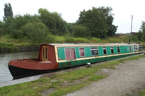 Photo 6x4 narrow boat caldon - photo,