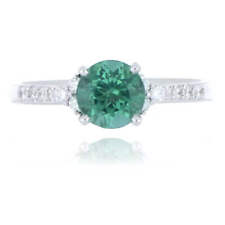 18ct white gold 1.14ct Paraiba