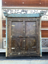 1700's Ancient Old Dark Royal Old House Window Double Door With Frame Complete