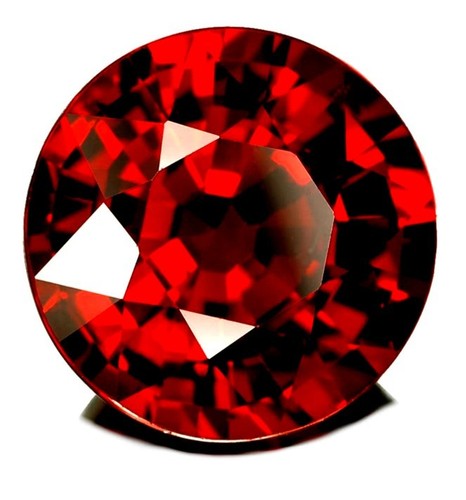 9mm round natural red - natural,