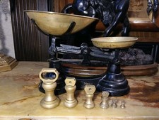 Librasco Vintage Kitchen Scales made In England With 6 Set Of Waights & Trays