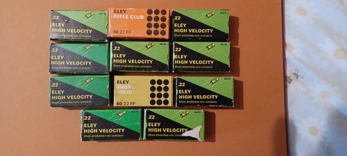Empty eley ammunition - boxes,