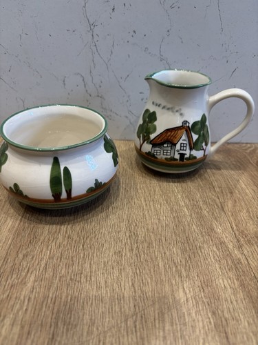 Vintage bovey pottery thatched - pottery,