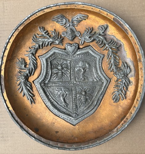 Vintage brass wall art - vintage,
