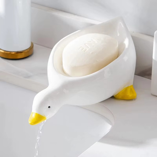 Cute yellow duck soap box - duck,