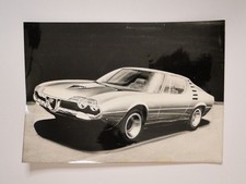 Alfa Romeo Montreal Artists Impression 1970 Press / Publicity Automobile Photo