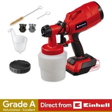 Einhell Cordless Paint Sprayer Gun PXC TC-SY 18/60 Li BODY ONLY Refurb GRADE A